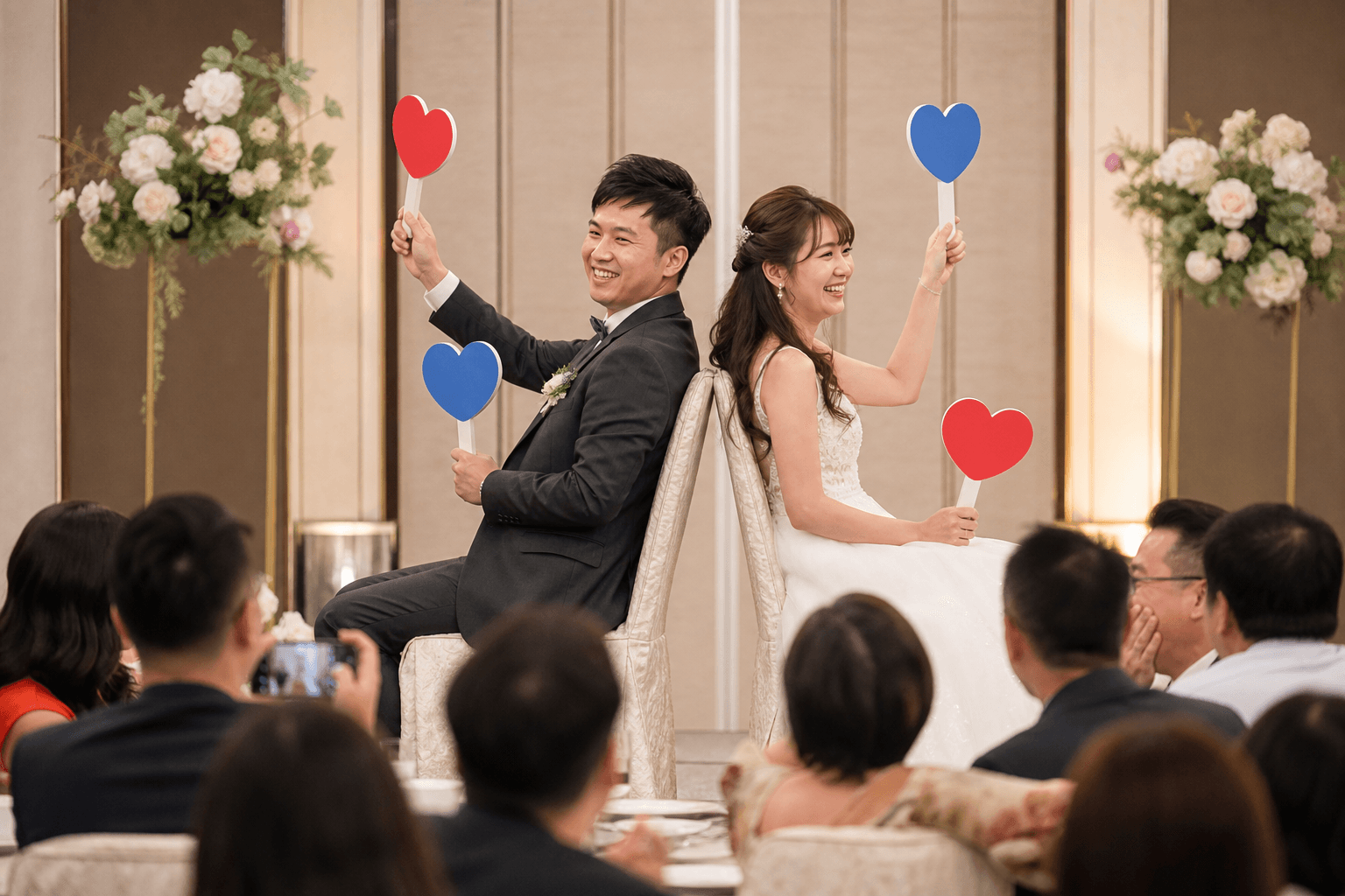 新人默契二選一婚禮遊戲