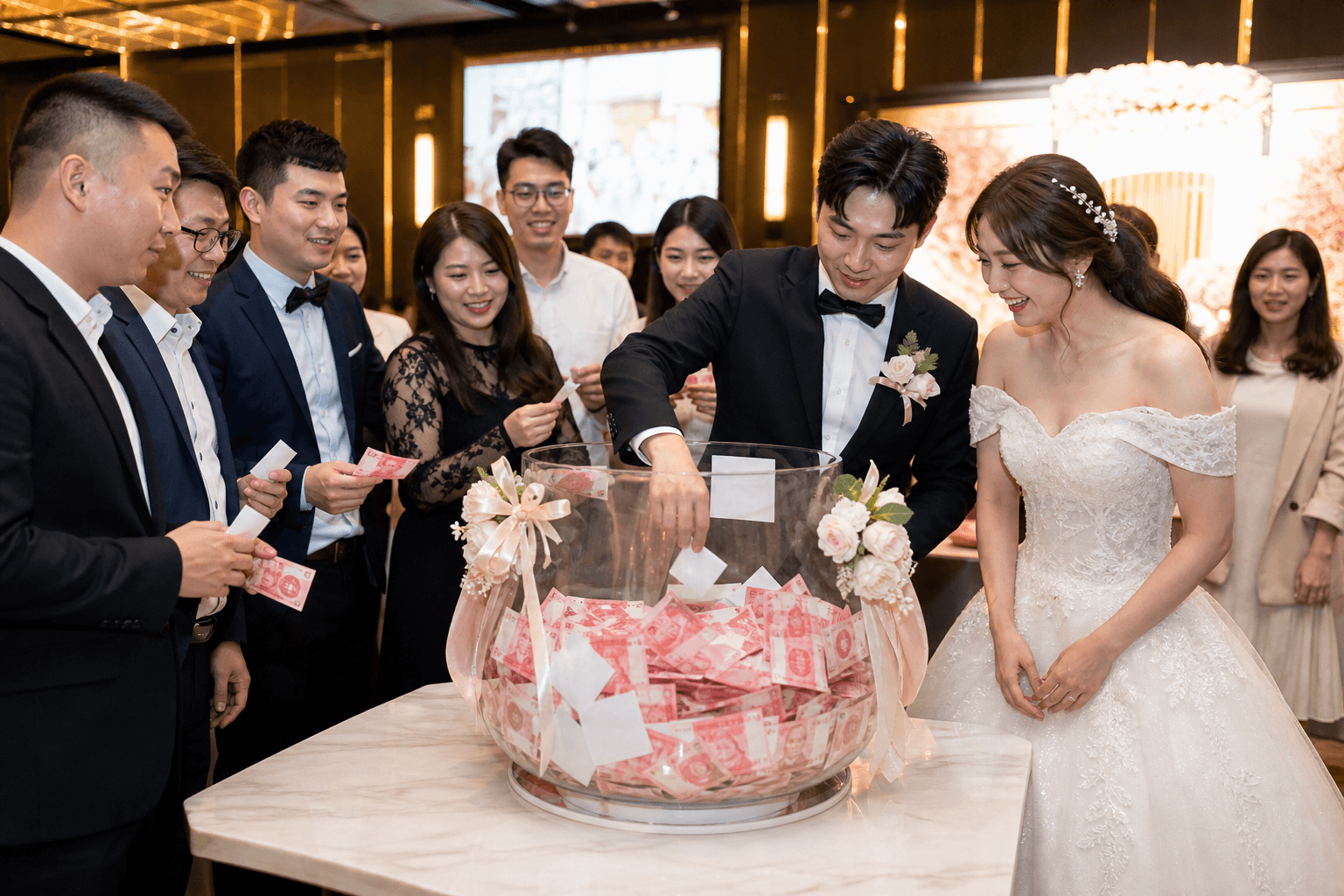 幸福一桶金婚禮抽獎遊戲