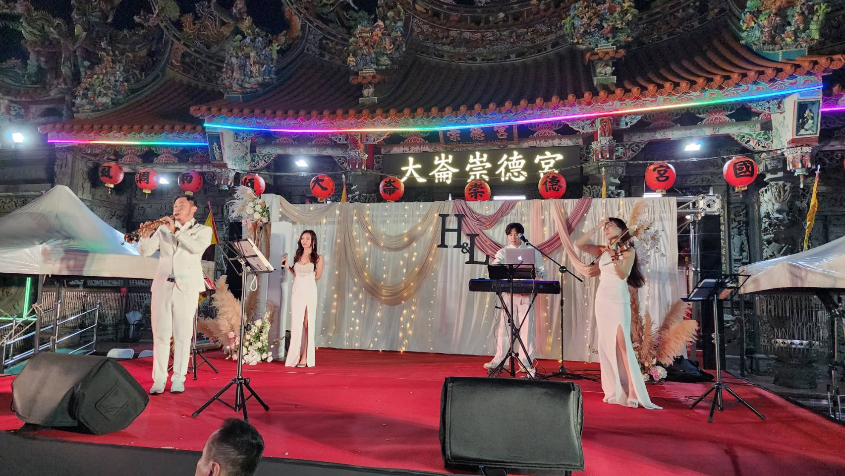 大崙崇德宮婚宴｜婚禮樂團現場演出