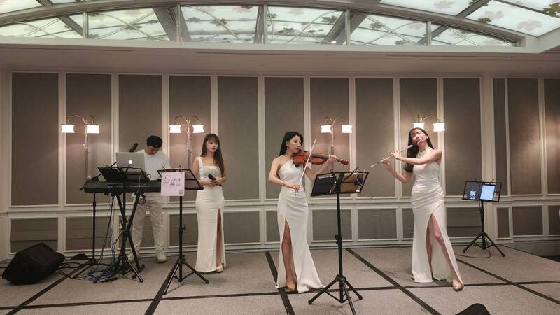 台北文華東方婚宴現場音樂演出