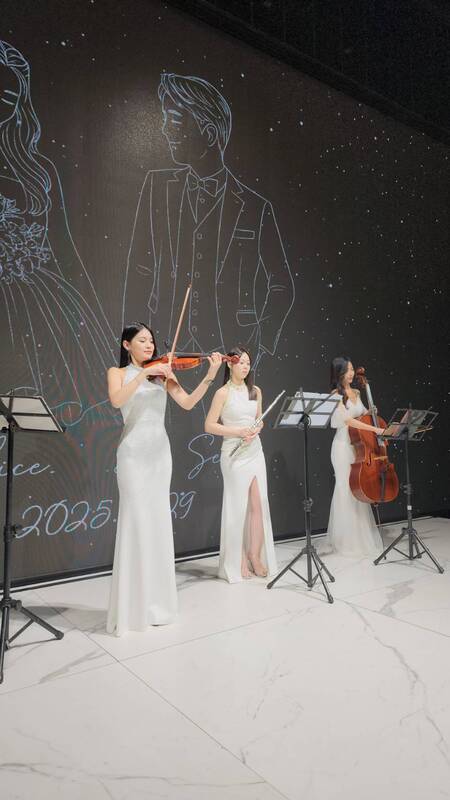 台中萊特維庭婚宴弦樂四重奏現場照片 7