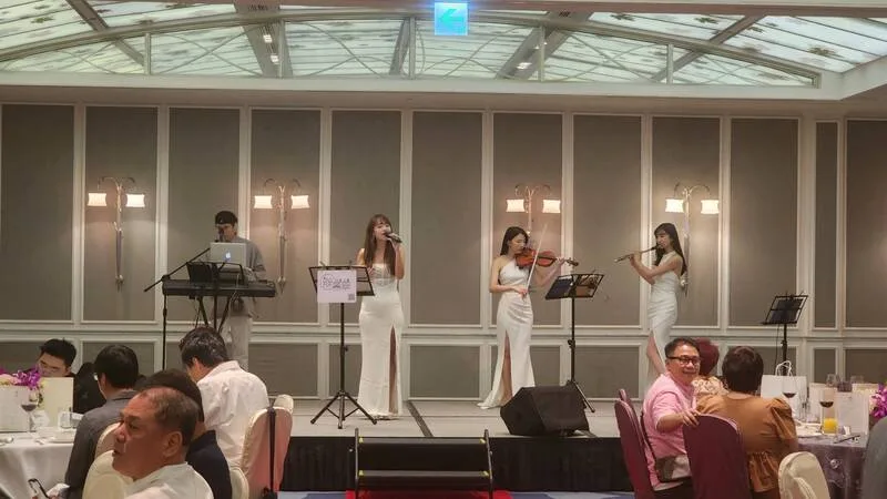 文華東方酒店婚宴｜溫馨質感四人婚禮樂團