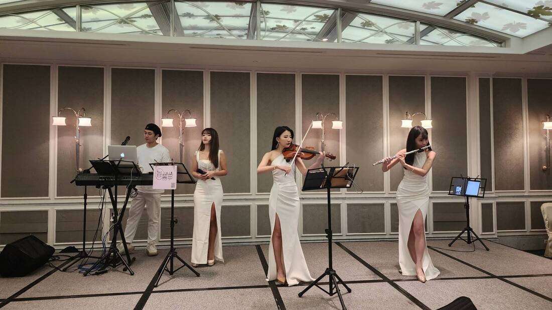 文華東方酒店婚宴｜溫馨質感四人婚禮樂團