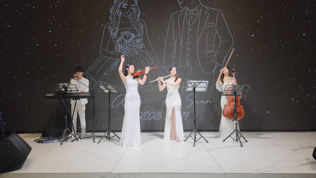 台中萊特維庭婚宴｜300人午宴弦樂四重奏