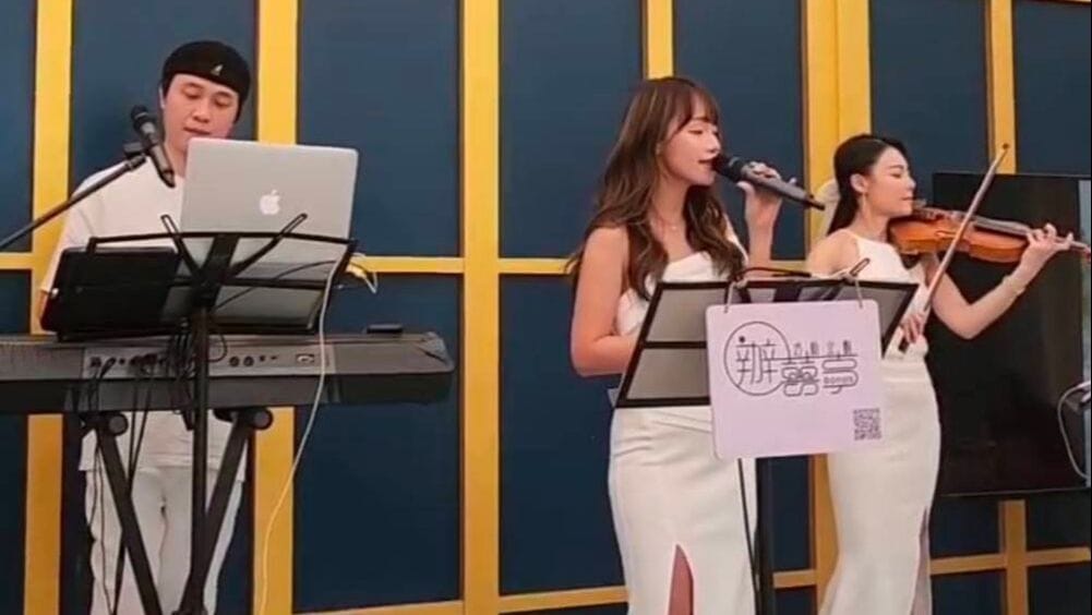 中壢花田盛事婚宴｜新天鵝堡廳60人浪漫三人樂團