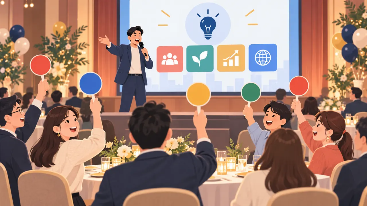 企業知識王尾牙遊戲示意圖