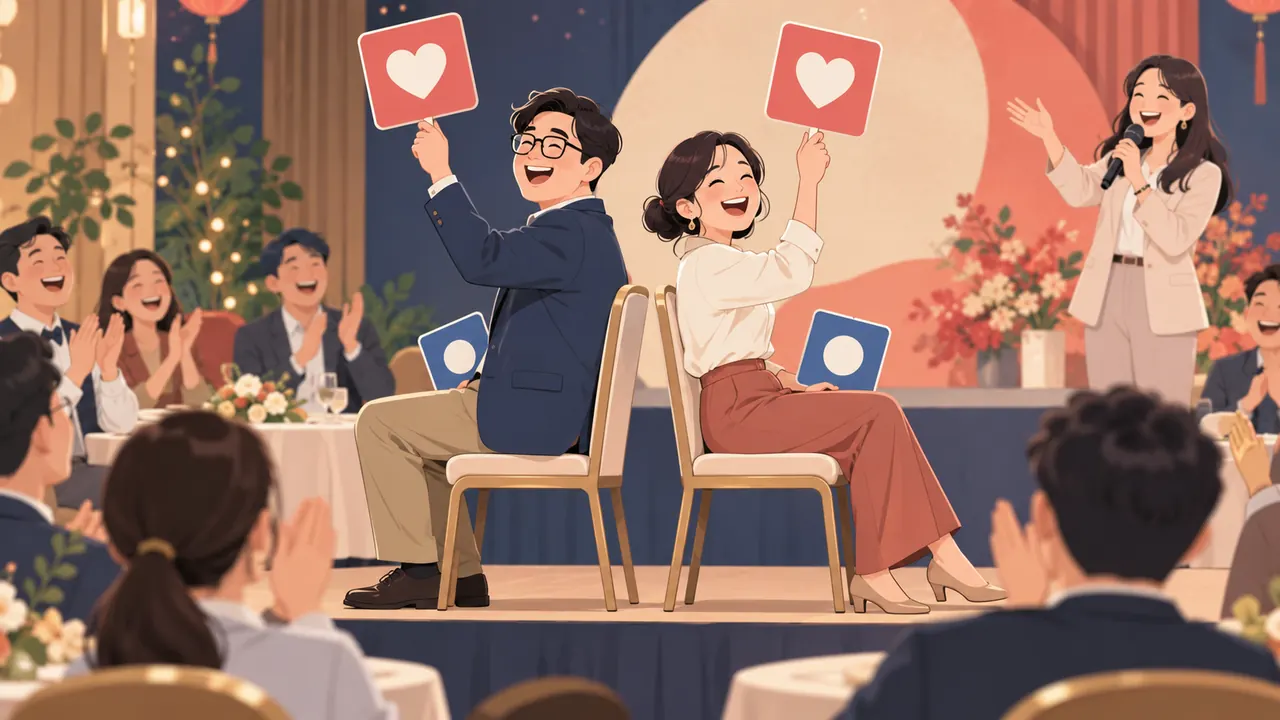 主管默契挑戰尾牙遊戲示意圖